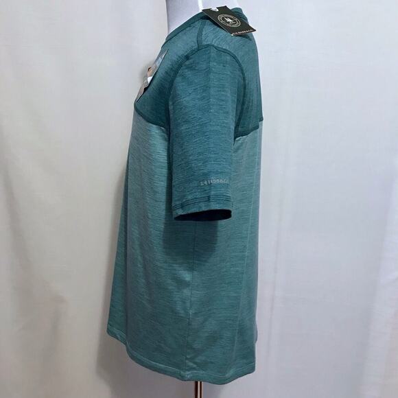 G.H. Bass NWT Green Performance Shirt Men M - Picture 4 of 9